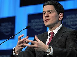 Miliband during the WEF 2010
