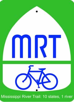 Mississippi River Trail sign