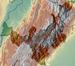 Topography Boyacá