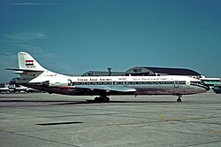 A Sud Aviation SE-210 Caravelle in the very first livery.