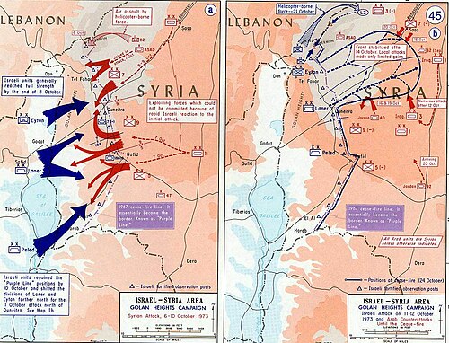 Golan Heights campaign during Yom Kippur War