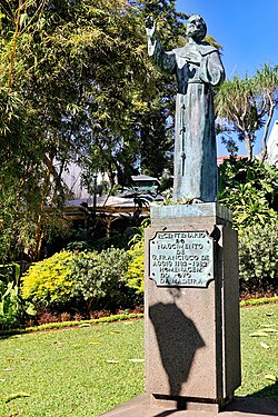 Statue by Jaime Santos in the Funchal Municipal Garden in Funchal