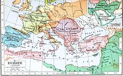 Europe c. 650 AD