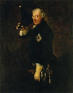 Frederick the Great, from Johann H. C. Franke, about 1781