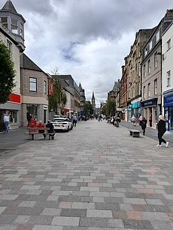 Looking west along Perth's High Street
