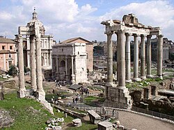 Rome, as the capital of the Roman Empire (and present-day Italy), acquired the nickname of Caput Mundi ("Capital of the world").