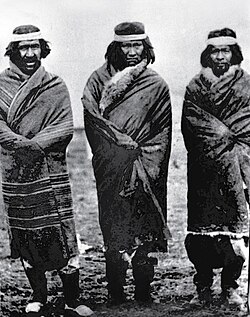 Tehuelche chiefs, located in Santa Cruz Province in the south of Argentina