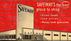 A Safeway advertisement from the 1950s