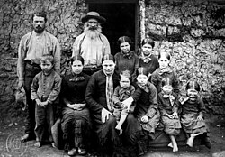 An Afrikaner family from South Africa, 1886.