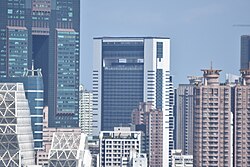 Phase II building from afar