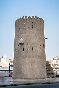 A watchtower in Bur Dubai, c. 19th century