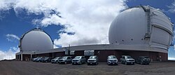 Keck Observatory closeup