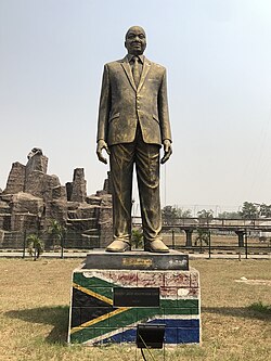 Statue of Jacob Zuma in Owerri, Imo state, Nigeria