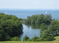 View of Long Island Sound from the park