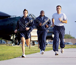 USAF Airmen training at Lackland AFB