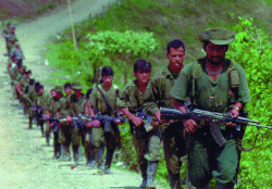 FARC insurgents in 1998