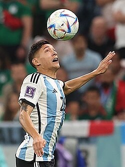 Argentina right back Nahuel Molina scored the first goal of the game off an assist from Messi.
