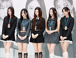 NewJeans at a ceremony to become ambassadors for Incheon Airport in 2024