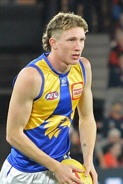 West Coast's Willem Duursma made his debut in round one