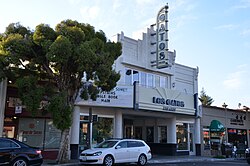 Los Gatos Theater on Santa Cruz Ave.