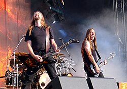 Swedish melodic death metal band Amon Amarth