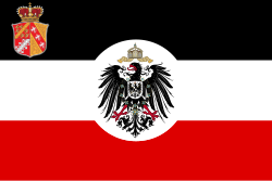 The imperial service flag used at state institutions in Alsace–Lorraine