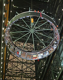 The instrument unit for the Apollo 4 Saturn V
