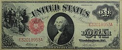 Series of 1917 $1 United States Note