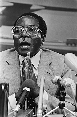 Mugabe in the Netherlands, 1982