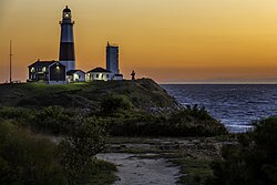 Montauk Point Lighthouse on the east end of Long Island
