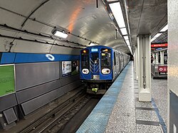 CTA Blue Line train in Chicago