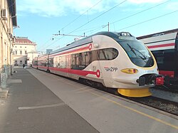 DMU 7023 at Zagreb Central station (2020)