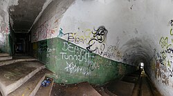 Illowra Battery utility tunnel, Port Kembla. One of many bunkers south of Sydney.