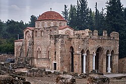 The Daphni Monastery, an 11th-century Byzantine monastery northwest of central Athens, is a designated UNESCO World Heritage Site.