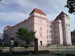 An old textile factory ("Cvernovka") in Bratislava, Slovakia (1901–2004)