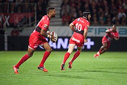 Trinidad rugby players of Rugby Club Toulonnais, 2014