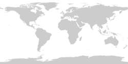 Cold-summer mediterranean climate (Csc) as of 1991-2020, using a threshold of −3 °C (27 °F) for the coldest month