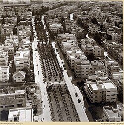 Rothschild Boulevard in the late 1930s