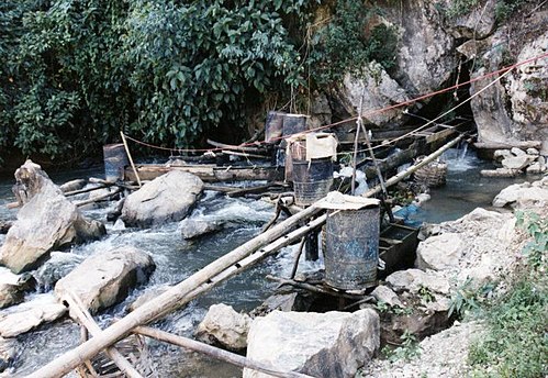 A micro-hydro facility in Vietnam