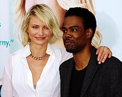 Cameron Diaz and Rock in 2012 at the premiere of What to Expect When You're Expecting