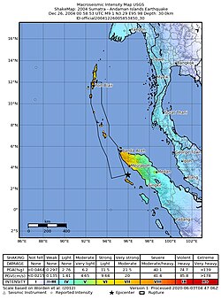 USGS ShakeMap for the event