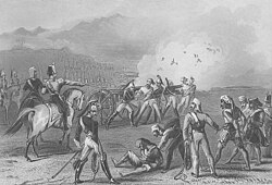 Execution of mutineers by blowing from a gun by the British, 8 September 1857.