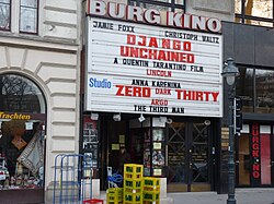 The entrance to the Burg Kino on the Ring