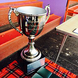 The Trophy for the WCA Women's Shinty National League