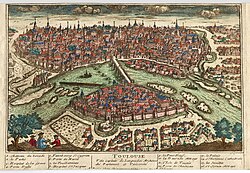 Toulouse (1650), capital of Languedoc.
