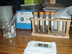 Processed helminth eggs samples from a dry toilet in Kenya