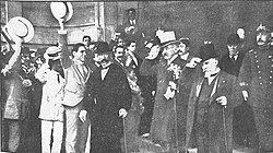 President Roque Sáenz Peña with Governor José Arias [es], 1912