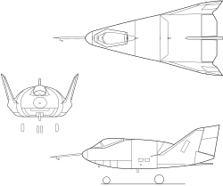 Diagram of X-24A