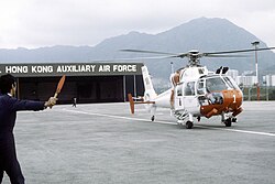 Royal Hong Kong Auxiliary Air Force Aérospatiale SA 360 Dauphin SAR helicopter