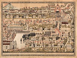 The visit of Gov.-General Narciso Clavería y Zaldúa at Nueva Cáceres on Feb. 16, 1845.